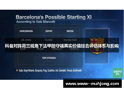 科曼对阵荷兰视角下法甲防守端真实价值综合评估体系与影响 科曼对阵荷兰视角下法甲防守端真实价值综合评估体系与影响